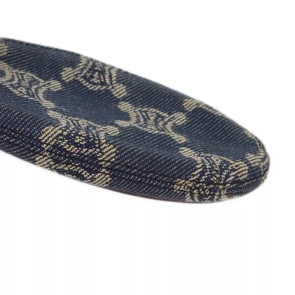 AUTHENTICITY GUARANTEED Celine Blue Denim Macadam Coin Purse Wallet PP- - Picture 4 of 7